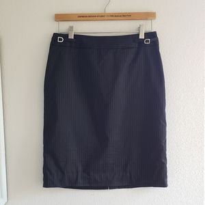 White House Black Market Pinstriped Pencil Skirt Size 4